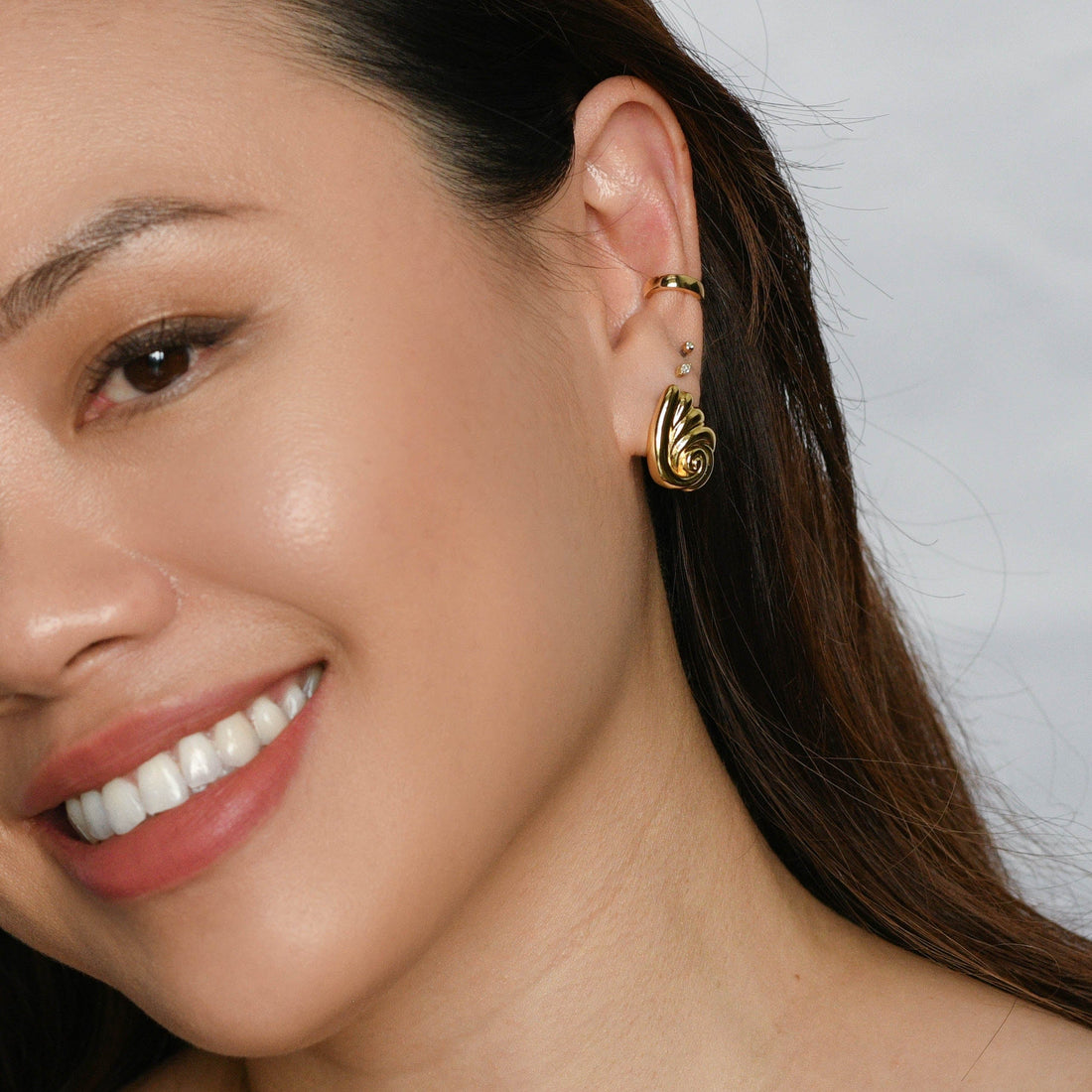 Nashaline Studs | Gold