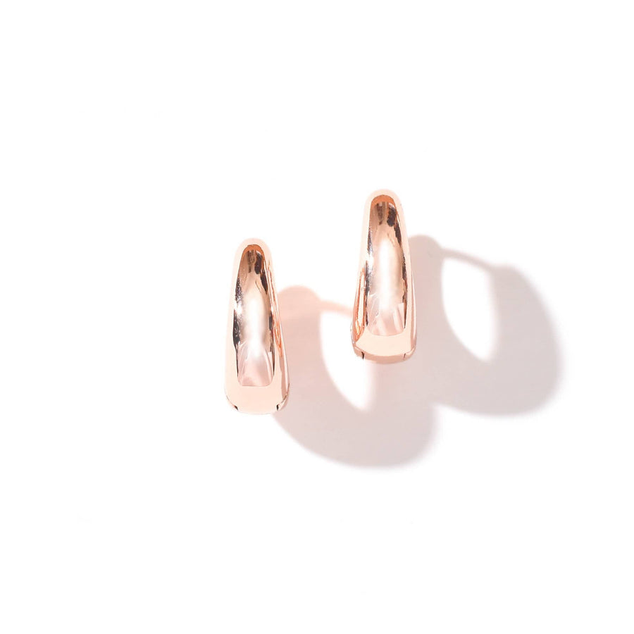 Signa Minimalist Huggies | Rose Gold