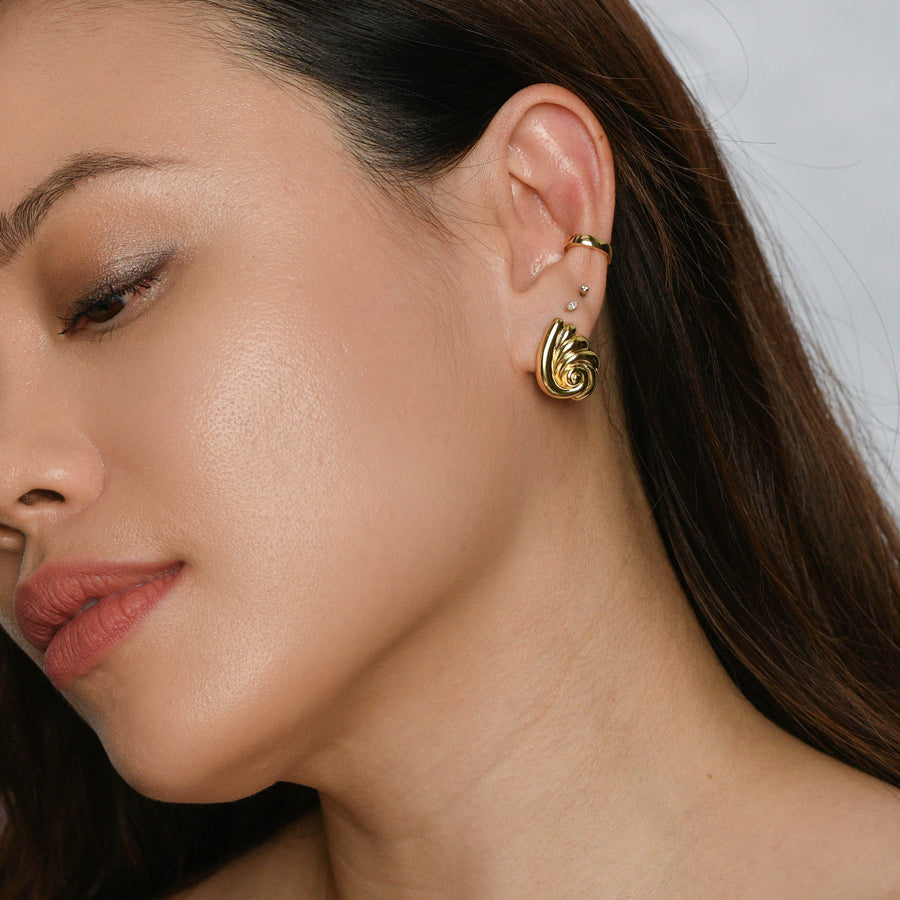 Nashaline Studs | Gold