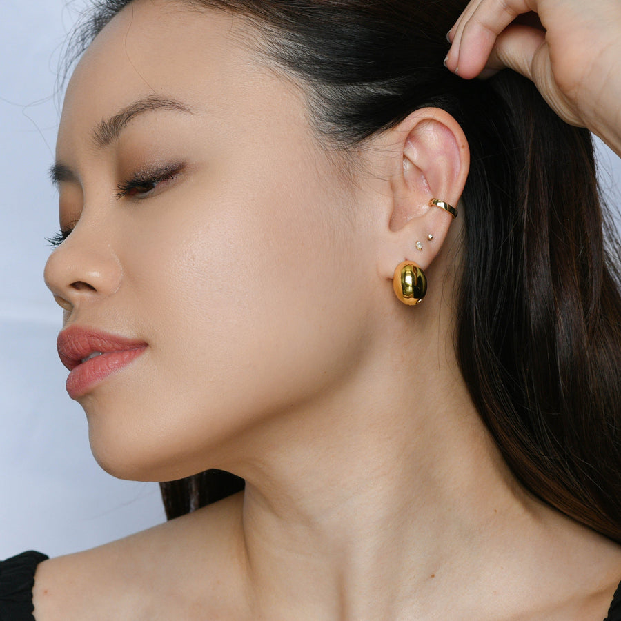 Karima Hoops | Gold