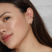 Isla Double Hoops | Silver