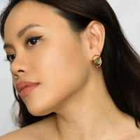 Lani Lava Studs SST