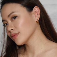 Isla Double Hoops | Gold