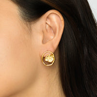 Lani Lava Studs SST