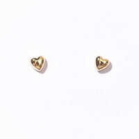 Aina Baby Heart Studs | Gold