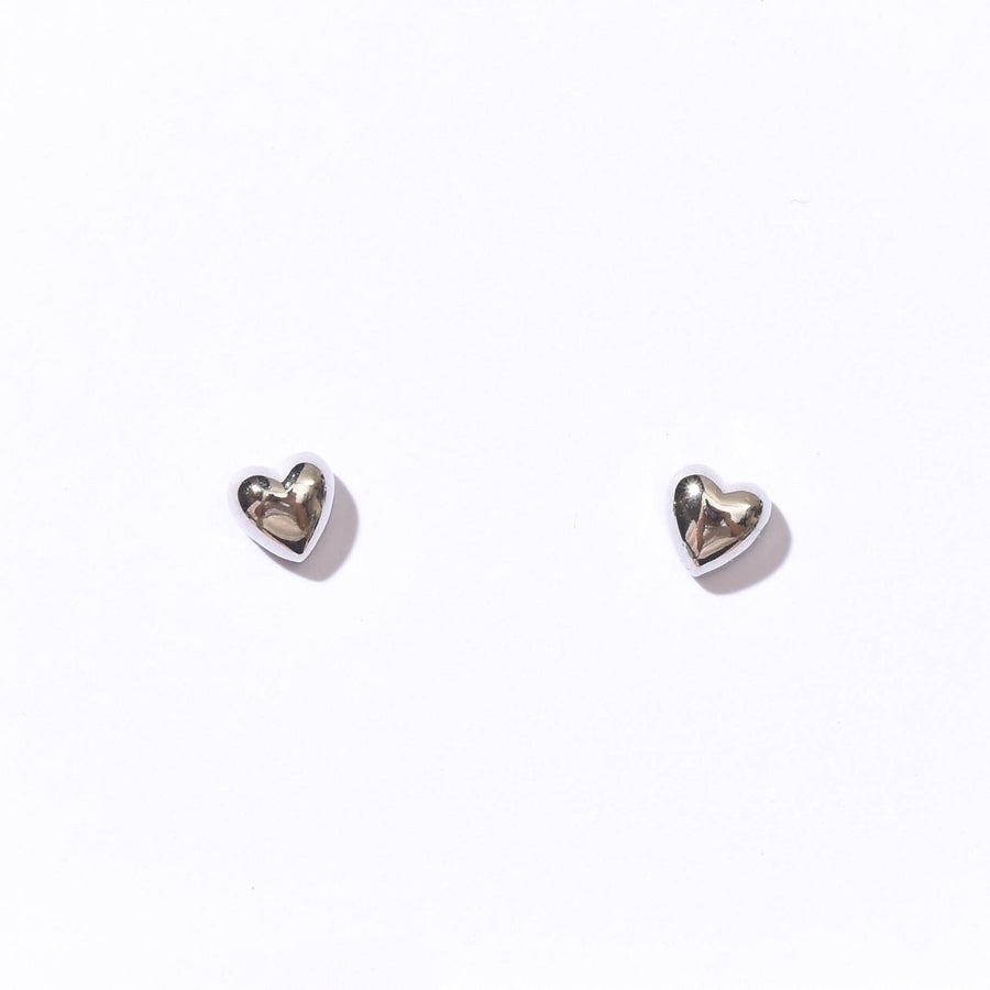 Aina Baby Heart Studs | Silver