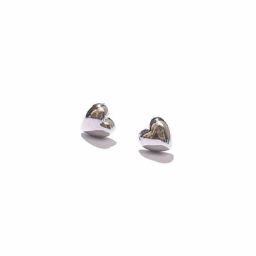 Aina Baby Heart Studs | Silver