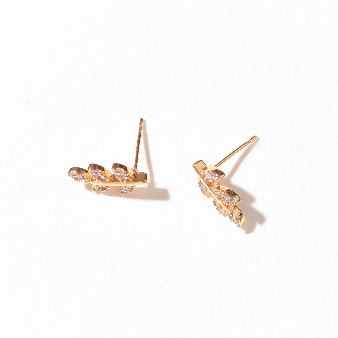 Sweet Pea Studs | Warm Gold