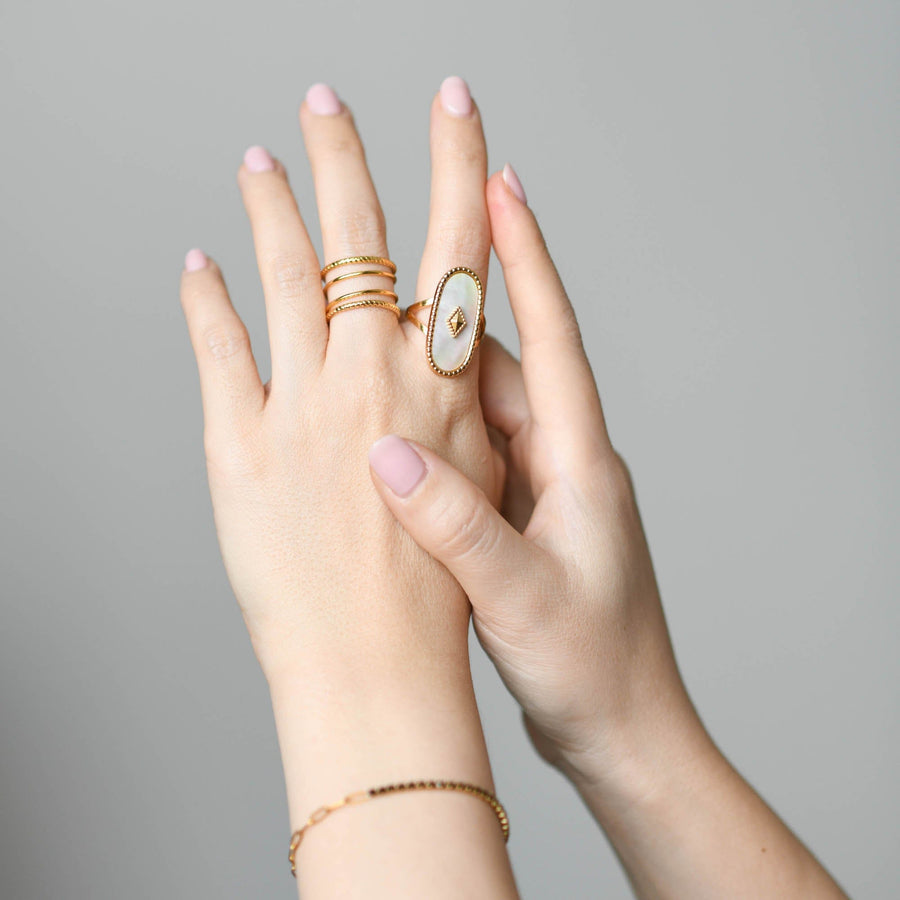 Ellowyn Mother of Pearl Ring