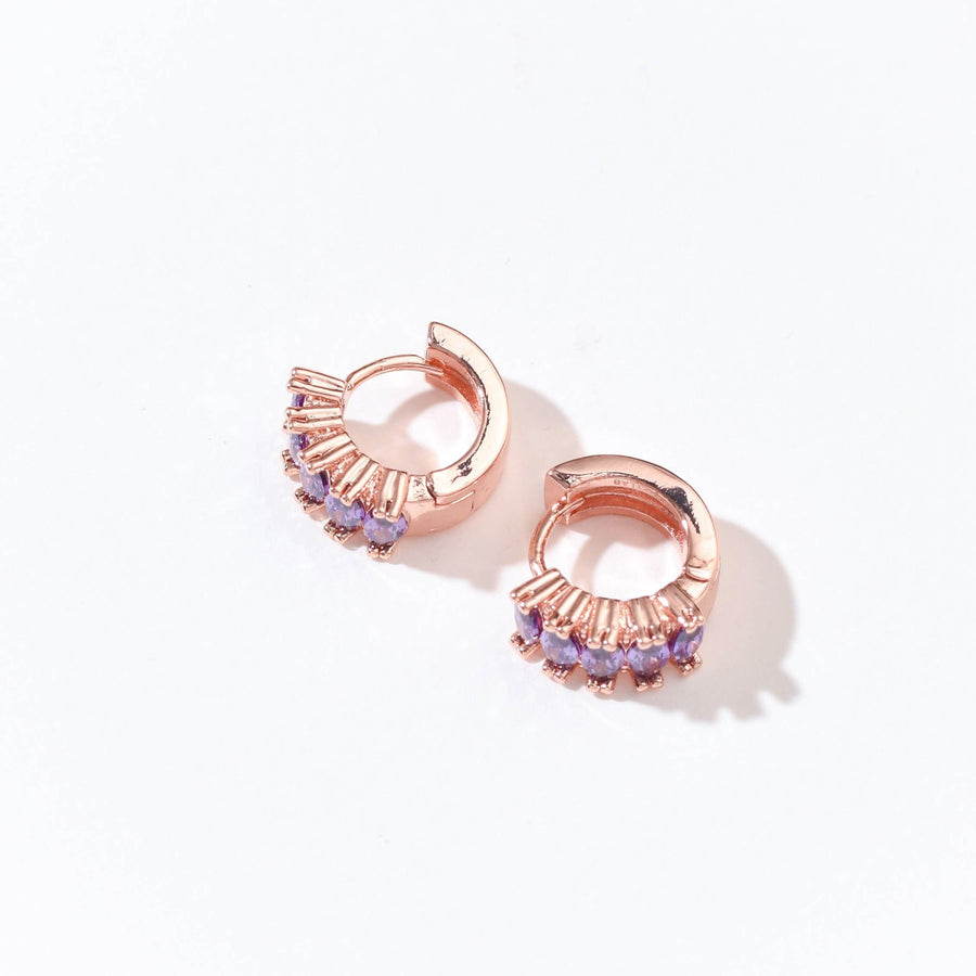 Jada Hoops | Fantasia Rose Gold