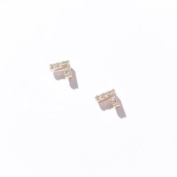 Riri Arrow Studs | 14k Gold