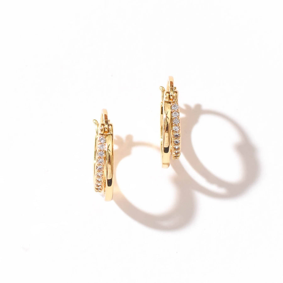 Isla Double Hoops | Gold