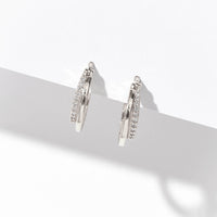 Isla Double Hoops | Silver