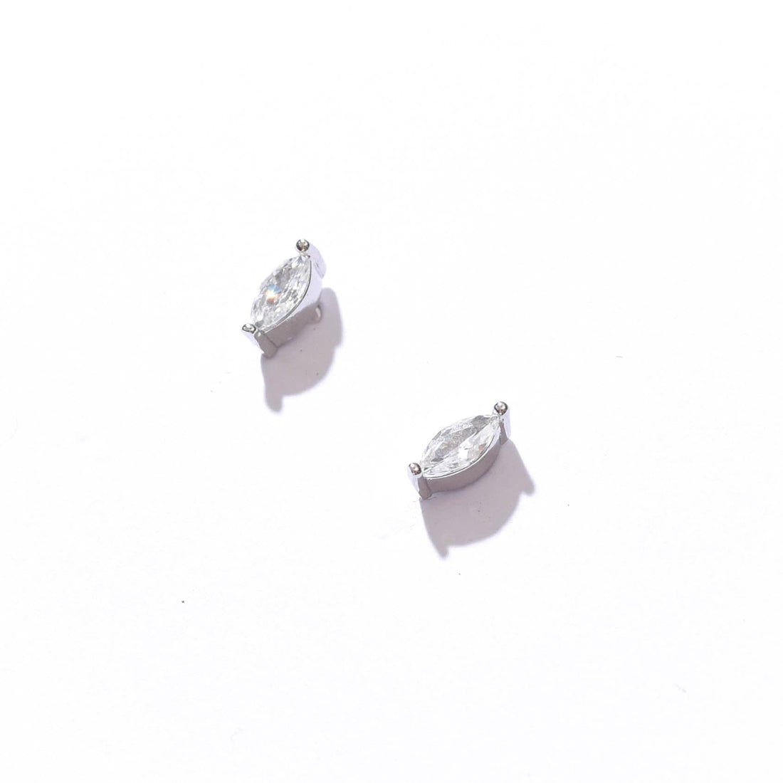 Carmen Marquise Studs | Silver