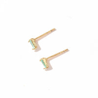 Inez Dainty Studs | Sea Green