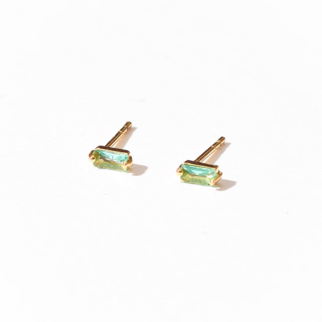 Inez Dainty Studs | Sea Green