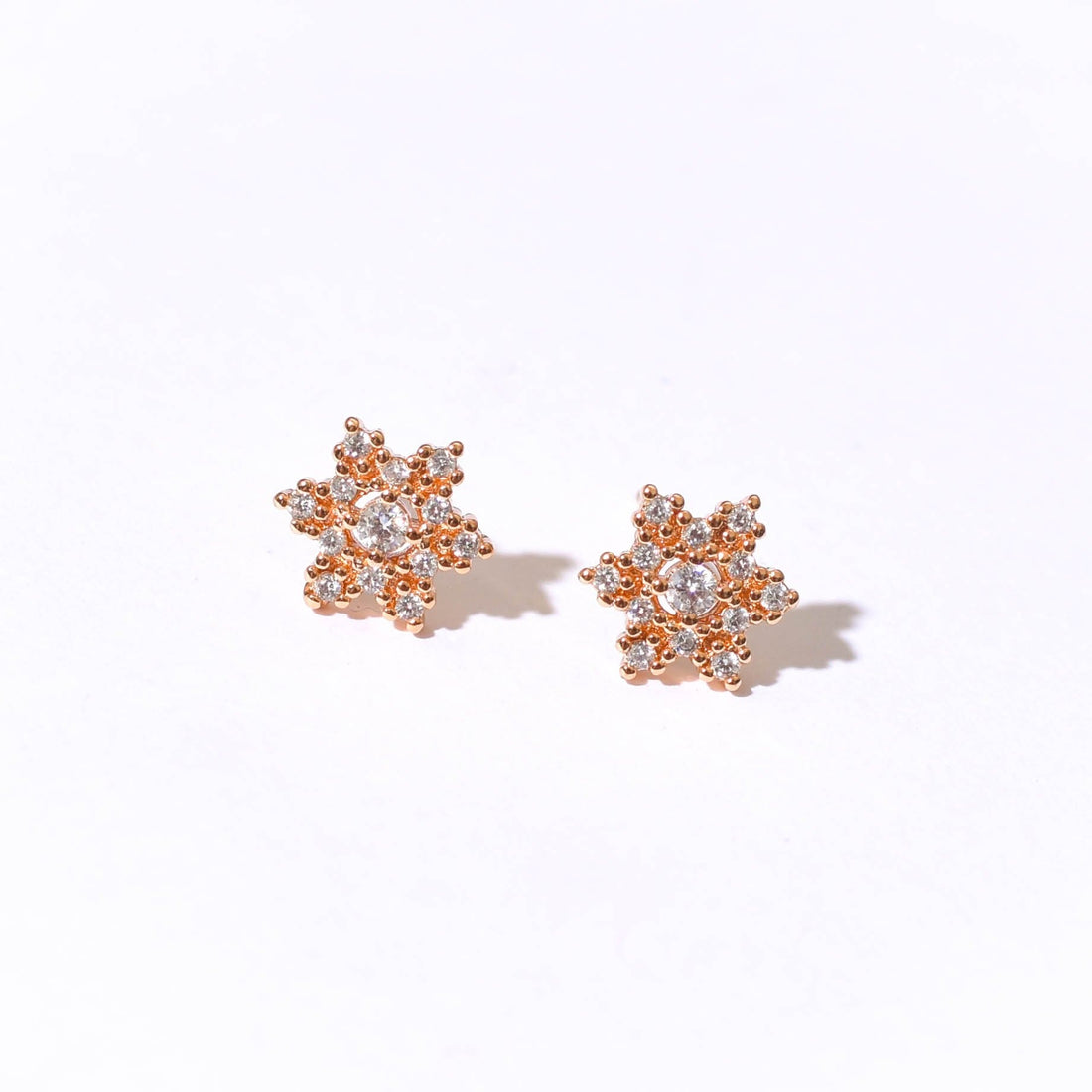 Celestine Studs | Warm Gold