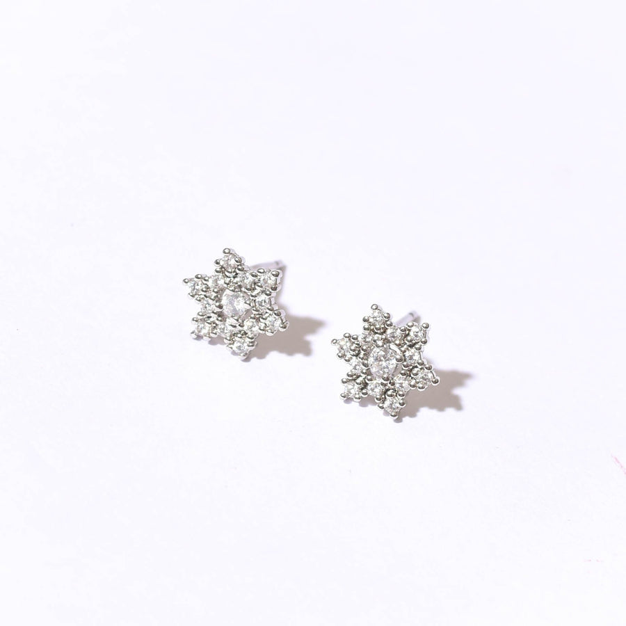 Celestine Studs | Silver