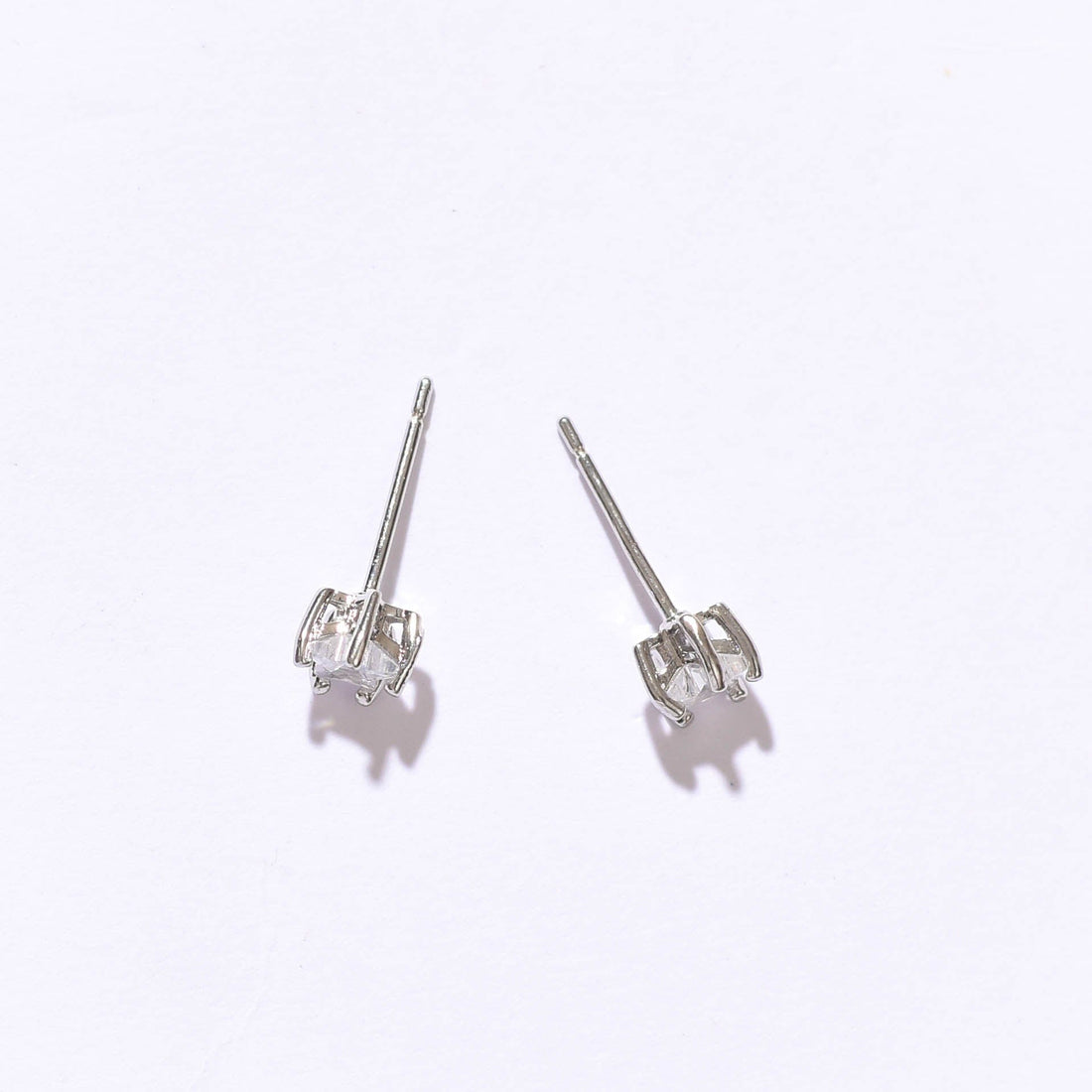 Crystal Star Studs | Silver