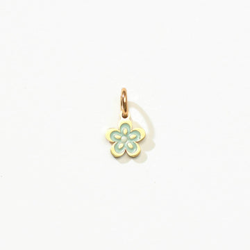 Green Flower Charm