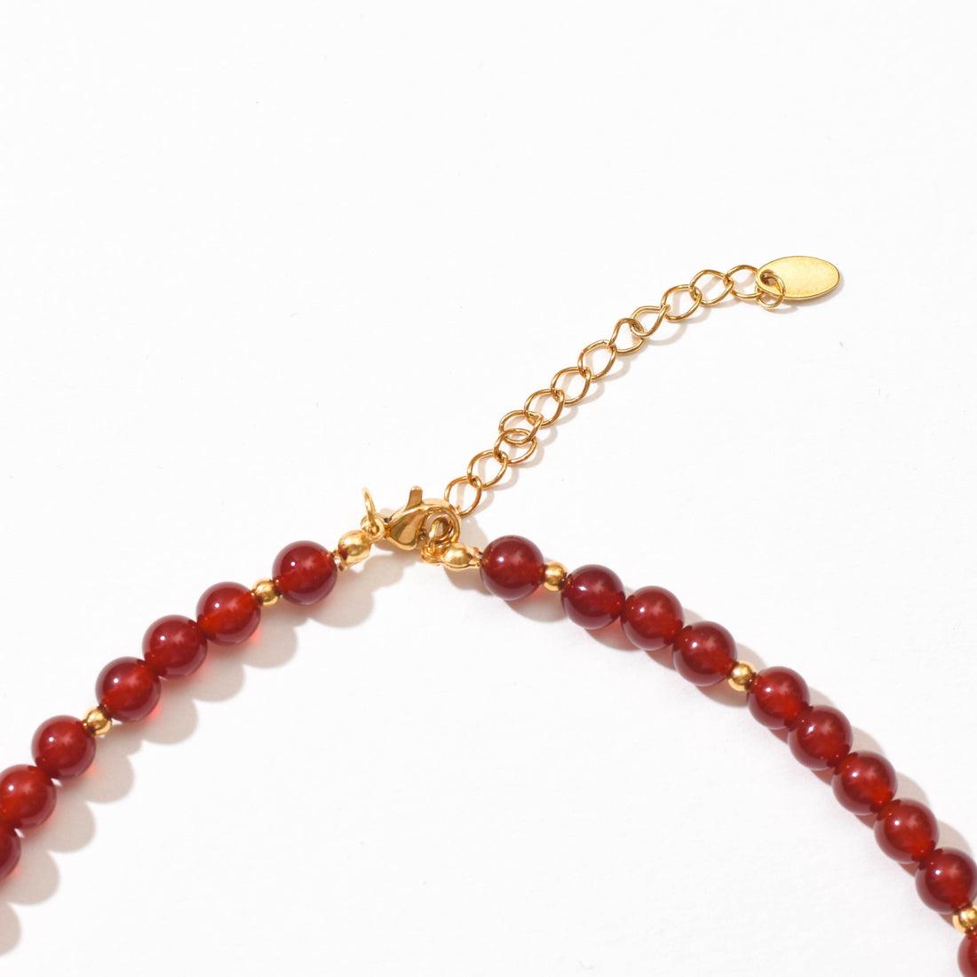 Michaela Red Agate Necklace