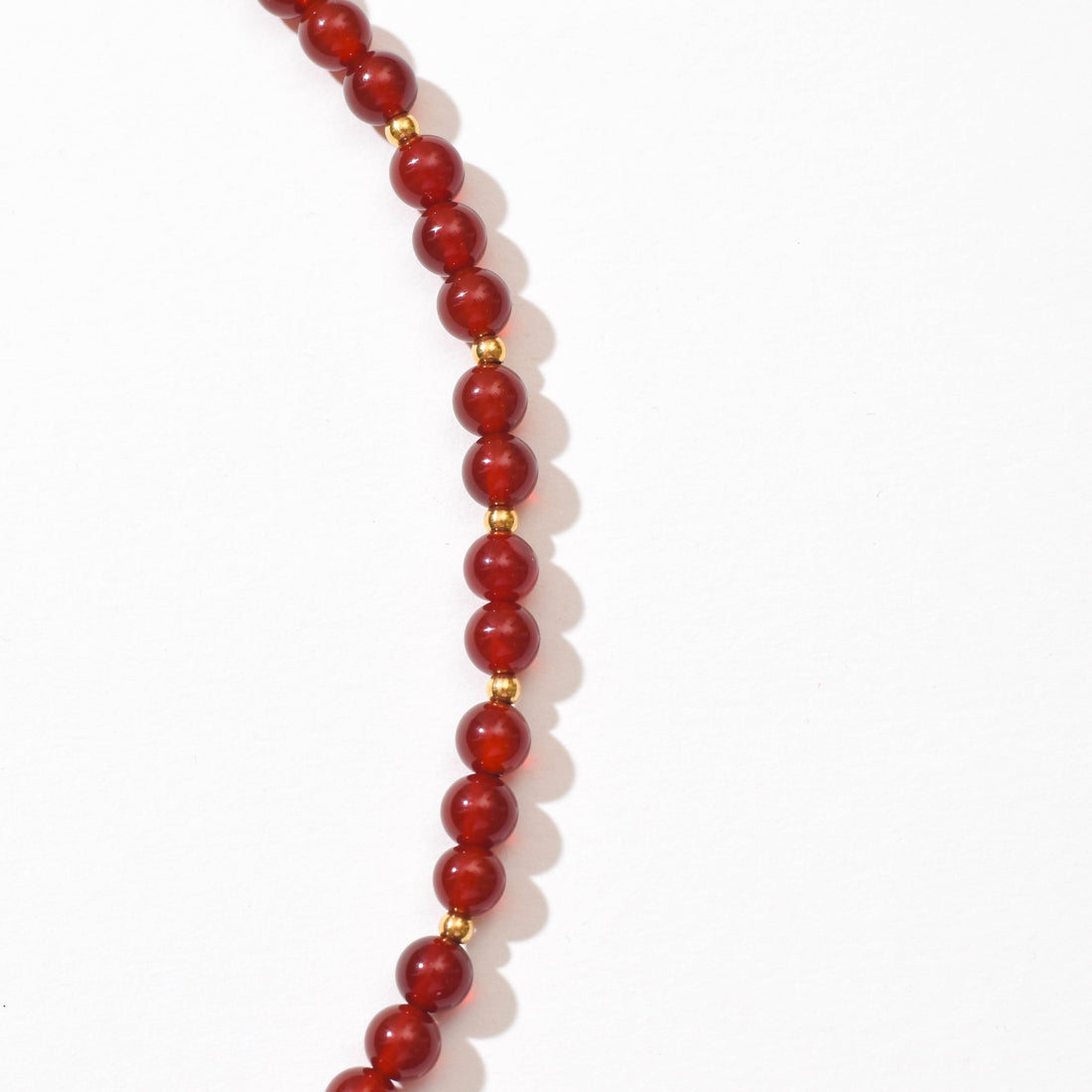 Michaela Red Agate Necklace