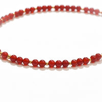 Michaela Red Agate Necklace