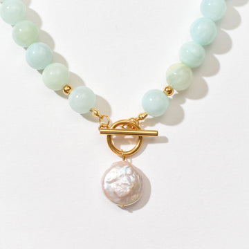 Audrey Mint Jade Necklace