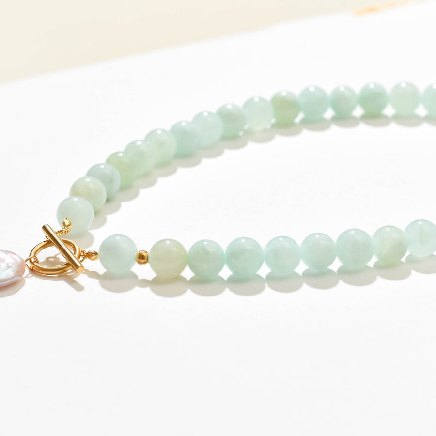 Audrey Mint Jade Necklace