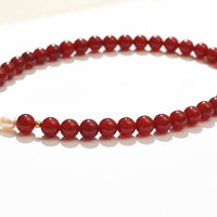 Zhi Red Agate Necklace