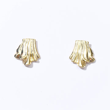 Tara Draped Studs | Gold