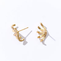 Gwen Cage Studs | Gold