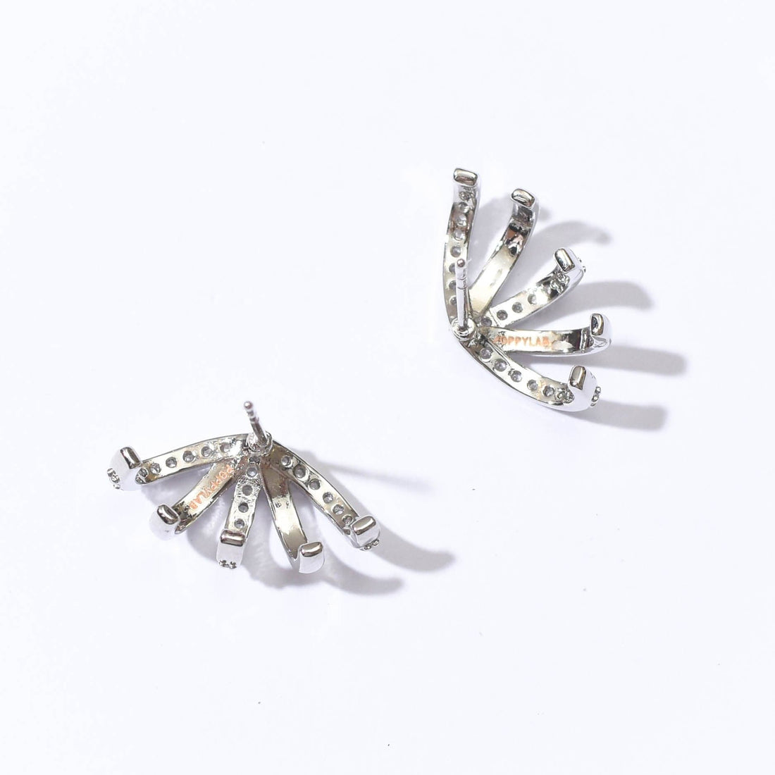 Gwen Cage Studs | Silver