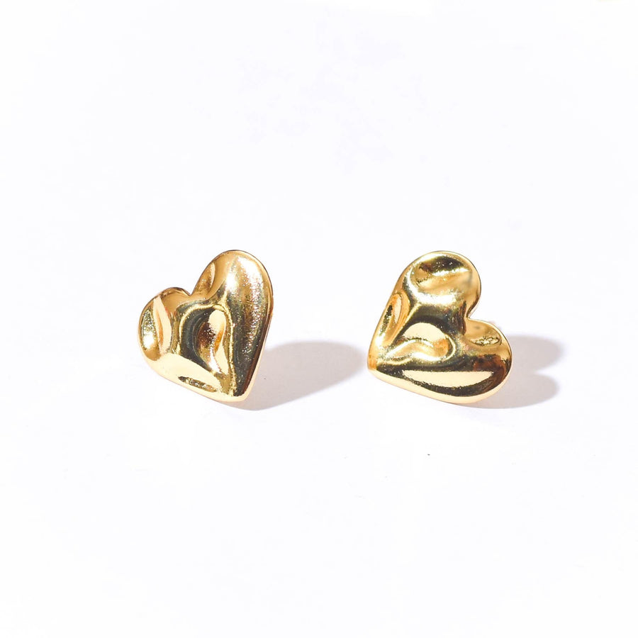 Valerie Heart Studs