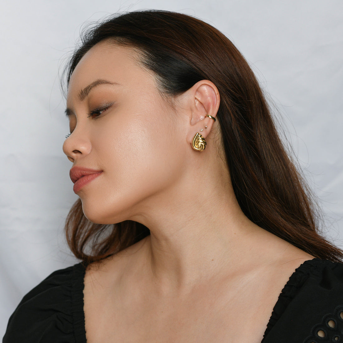 Nashaline Studs | Gold