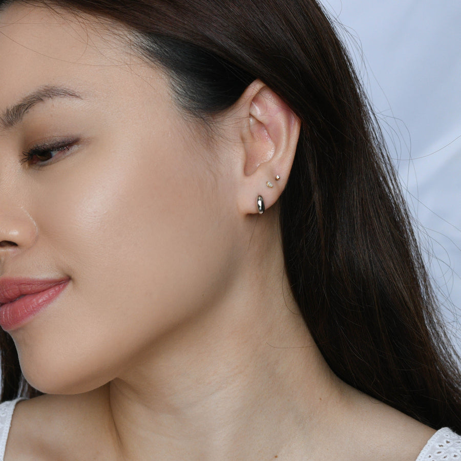 Reena Baby Studs | Silver