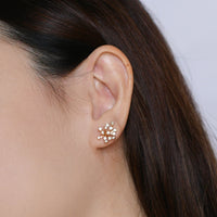 Starburst Studs Warm Gold