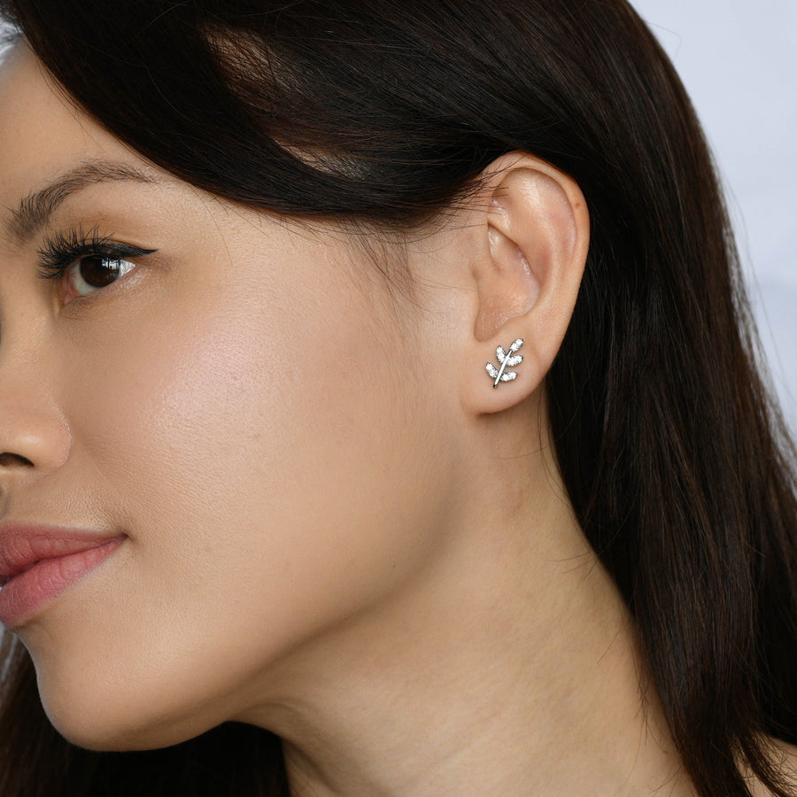 Sweet Pea Studs | Silver