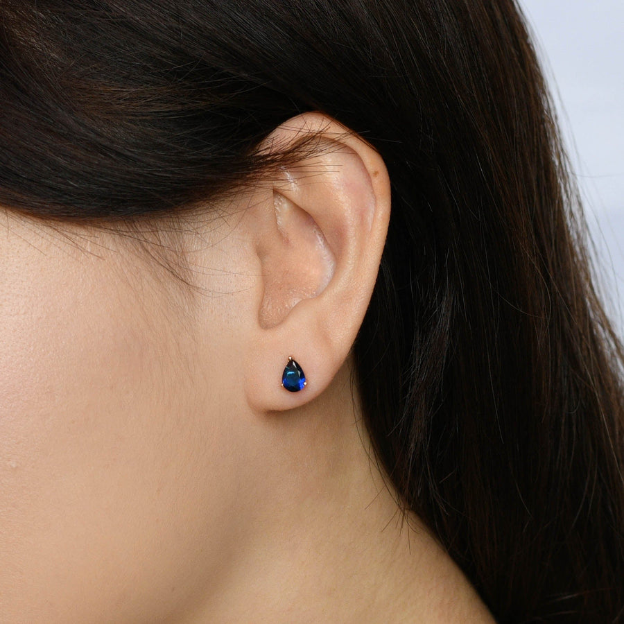 Miki Studs | Sapphire