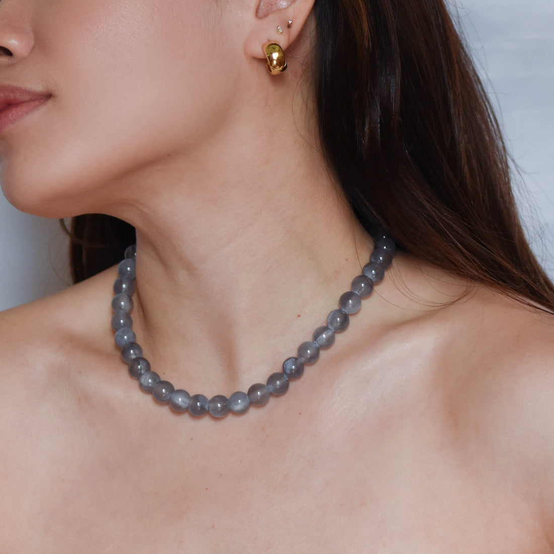 Brenn Grey Jade Necklace