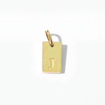 Alphabet J Charm | Gold