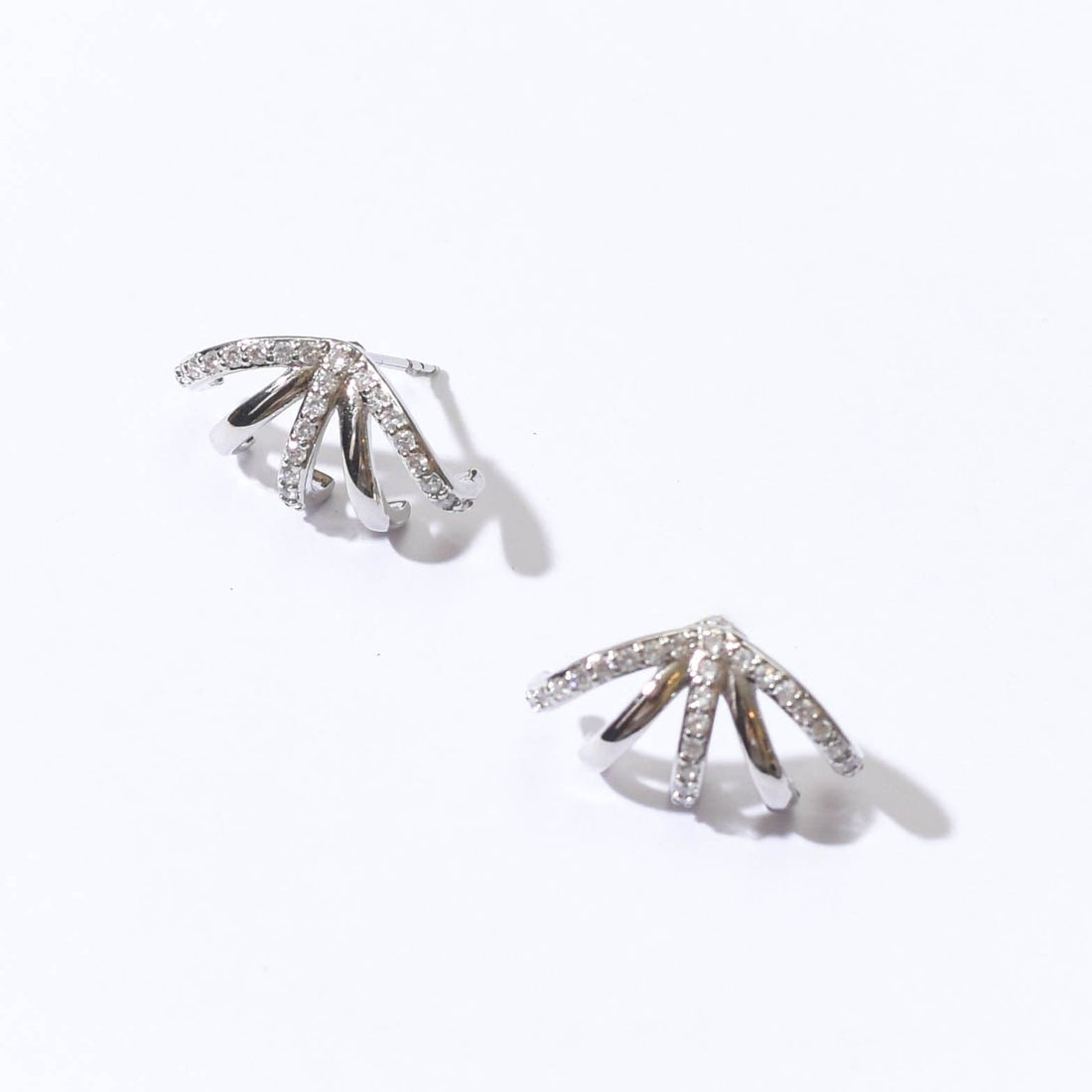 Gwen Cage Studs | Silver