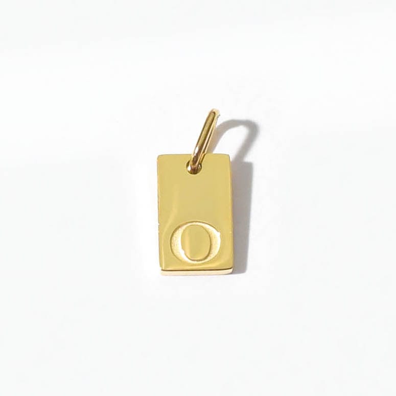 Alphabet O Charm | Gold