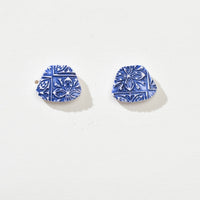 Porcelain Rebecca Studs