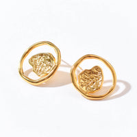 Lani Lava Studs SST