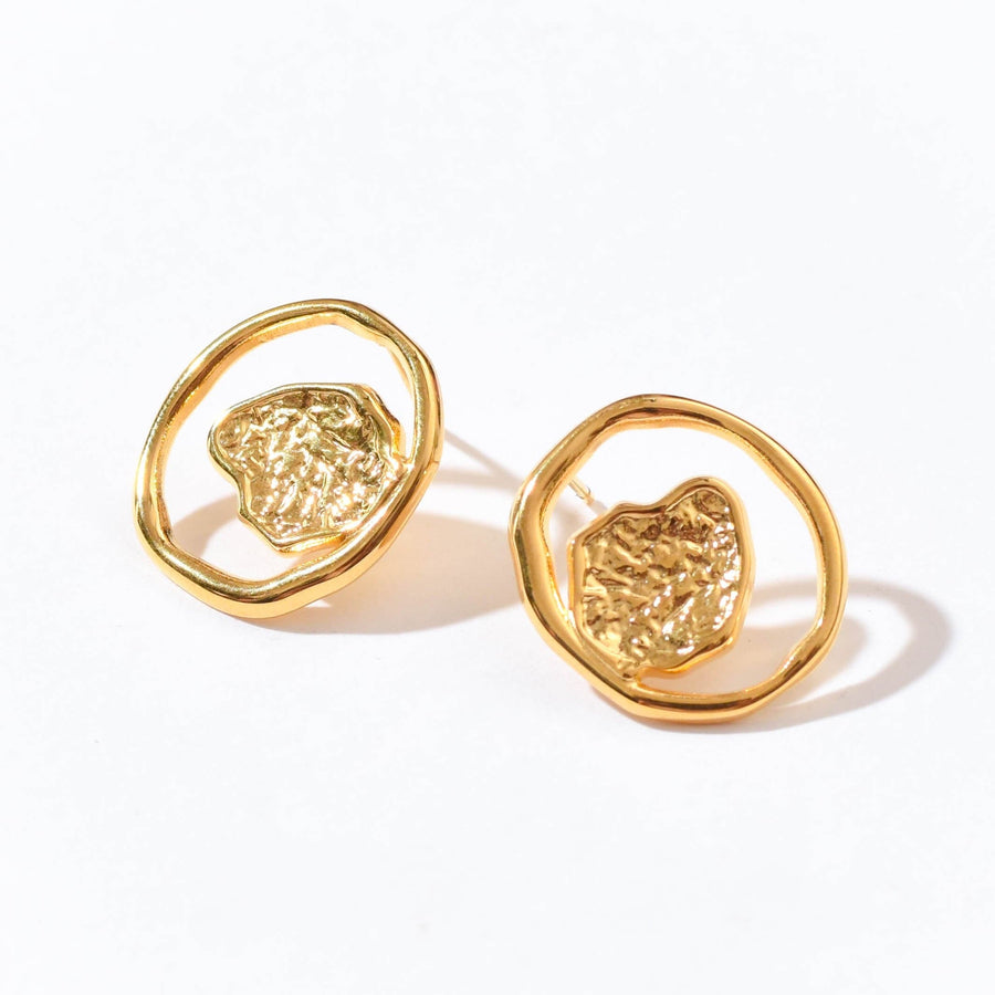 Lani Lava Studs SST