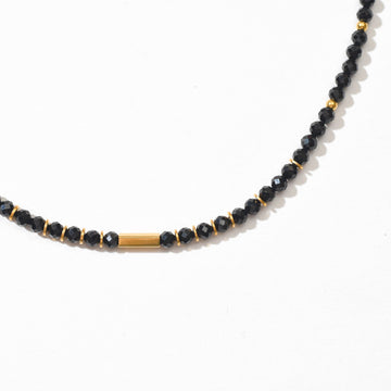 Zenn Black Spinel Necklace