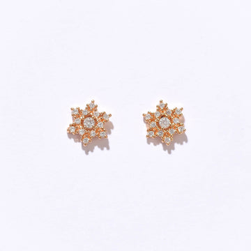 Celestine Studs | Warm Gold